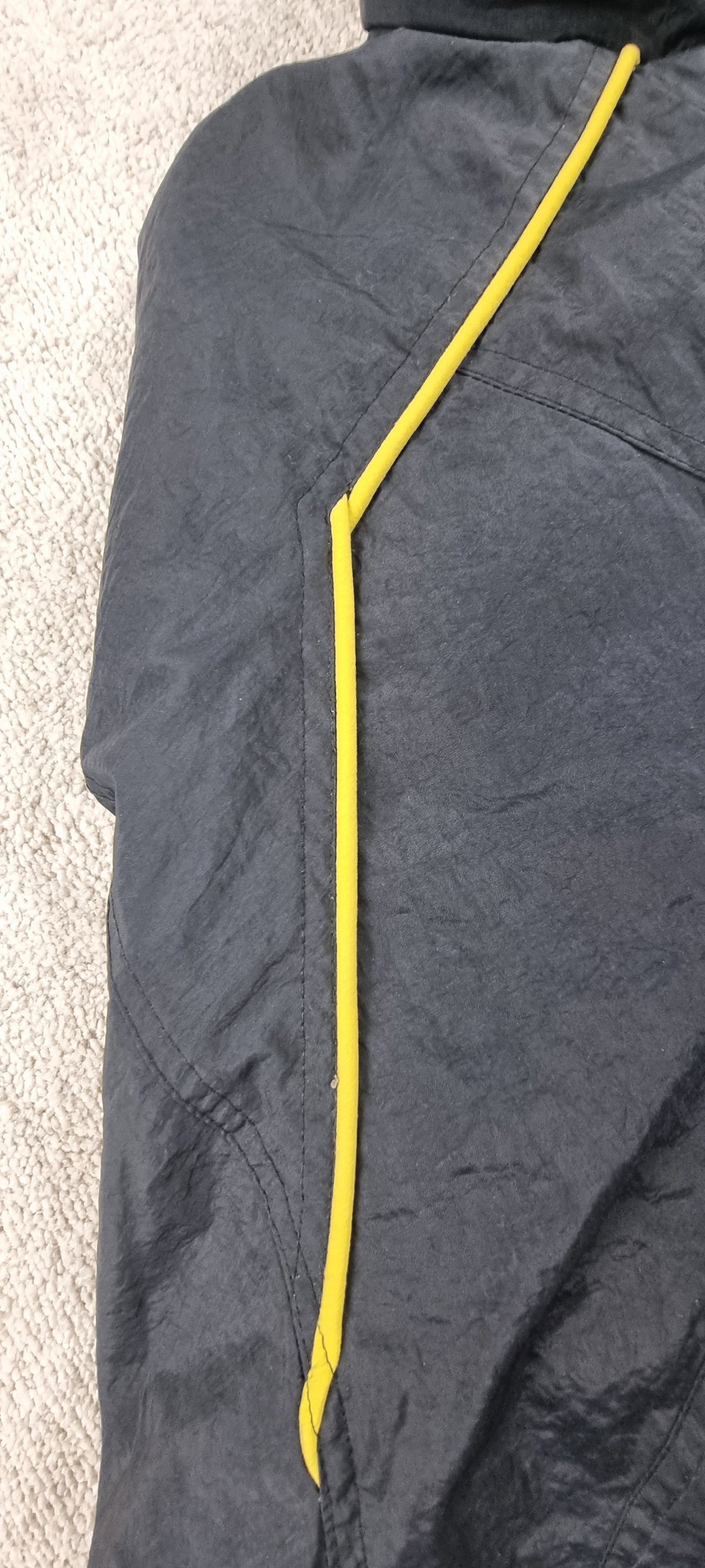 Chaqueta Nike Premier Vintage Azul Marino con Detalles Amarillos XL