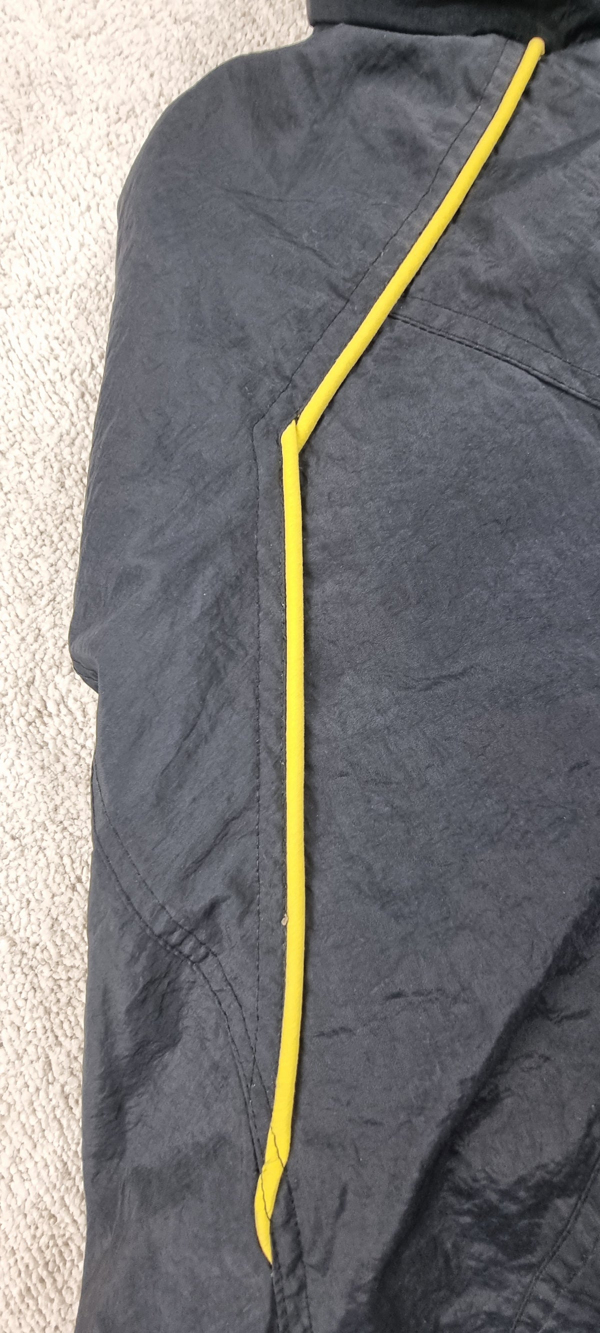 Chaqueta Nike Premier Vintage Azul Marino con Detalles Amarillos XL