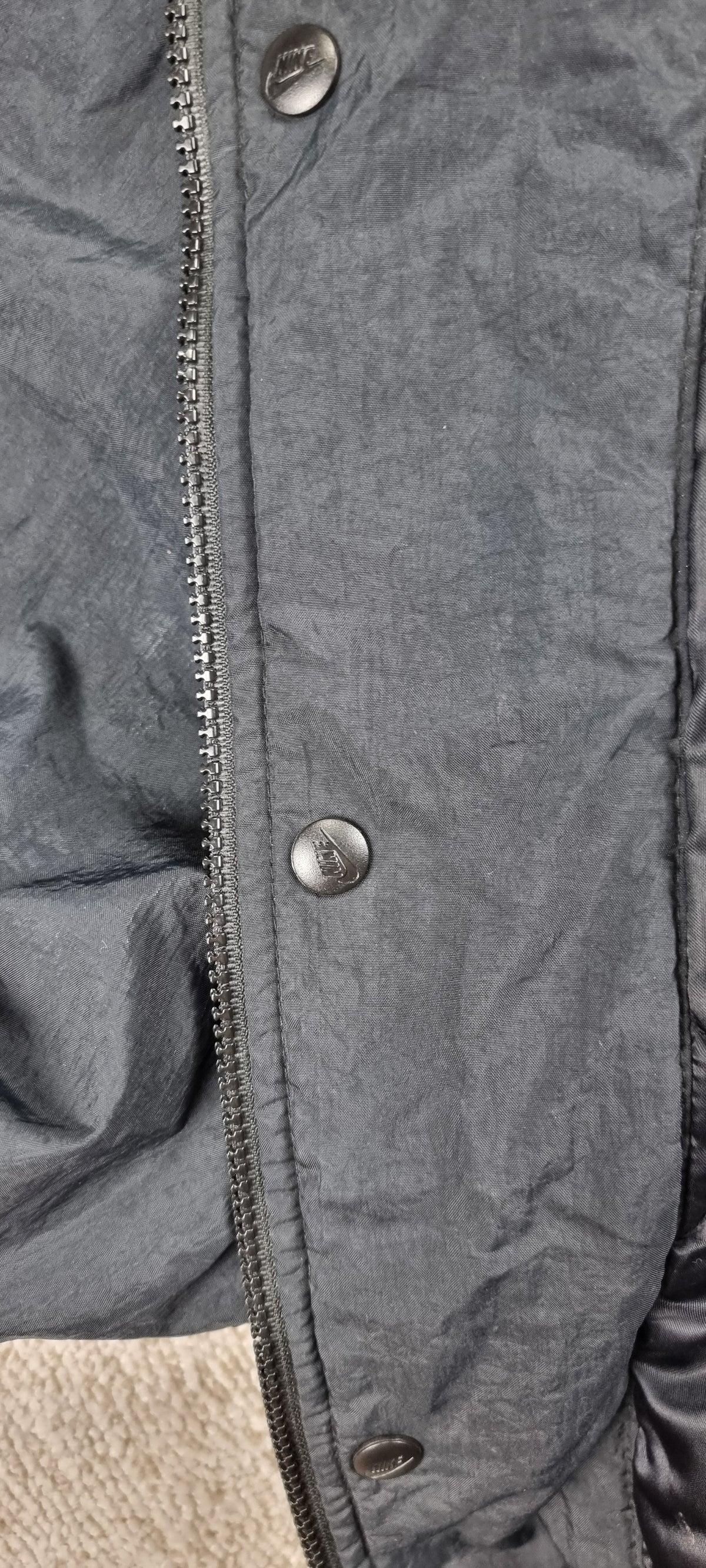 Chaqueta Nike Premier Vintage Azul Marino con Detalles Amarillos XL