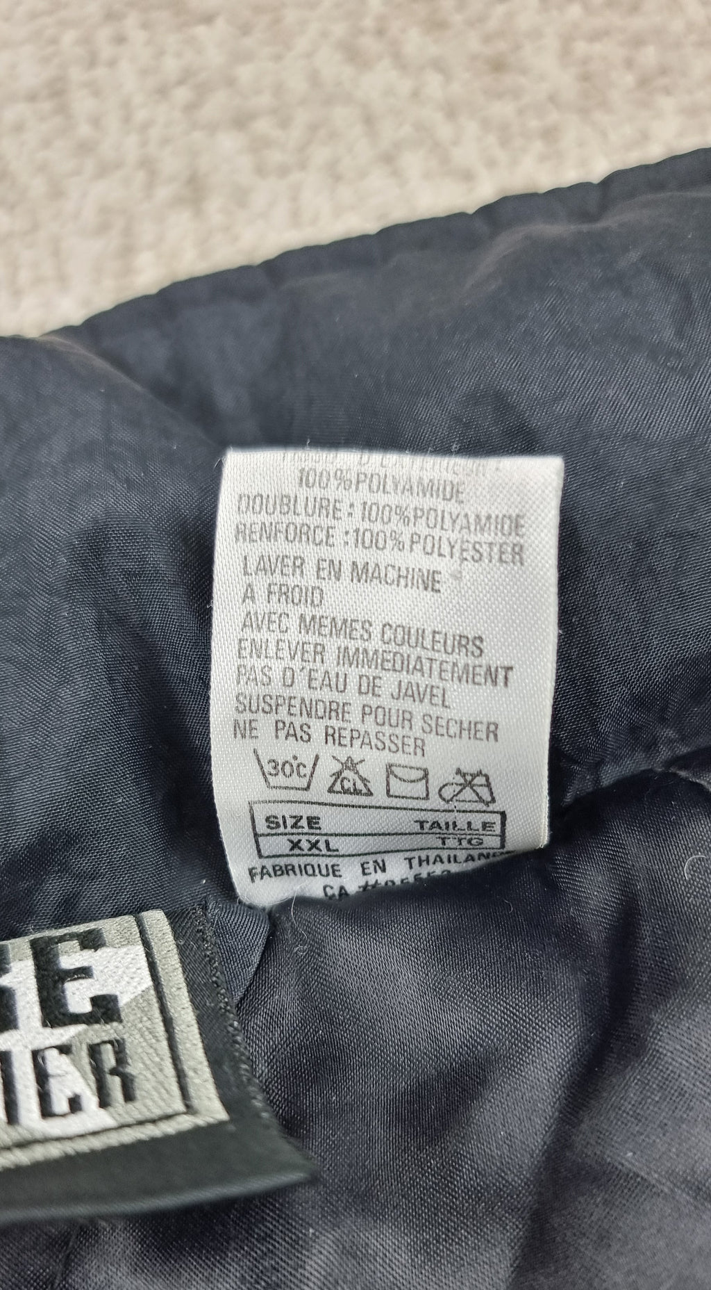 Chaqueta Nike Premier Vintage Azul Marino con Detalles Amarillos XL