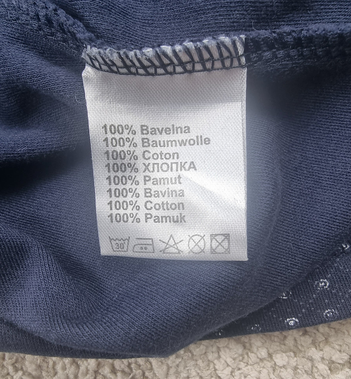 Polo BOSS Hugo Boss Azul Marino Estampado Talla L