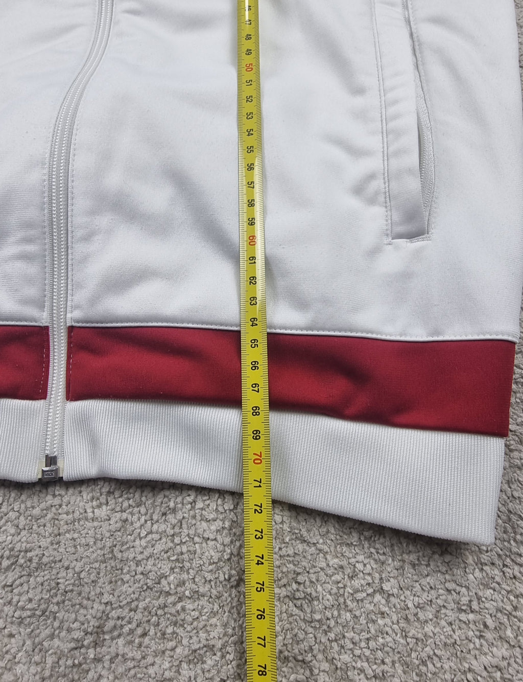 Adidas AC Milan Track Jacket Blanca Talla M/ Chaqueta Fútbol Vintage