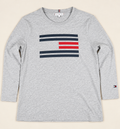Tommy Hilfiger Camiseta Manga Larga Gris talla M
