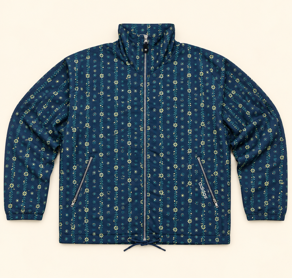 Adidas Vintage Chaqueta Estampada Talla 38