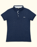 Polo BOSS Hugo Boss Azul Marino Estampado Talla L