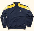 Chaqueta Adidas Track Jacket azul marino y amarilla – Talla M