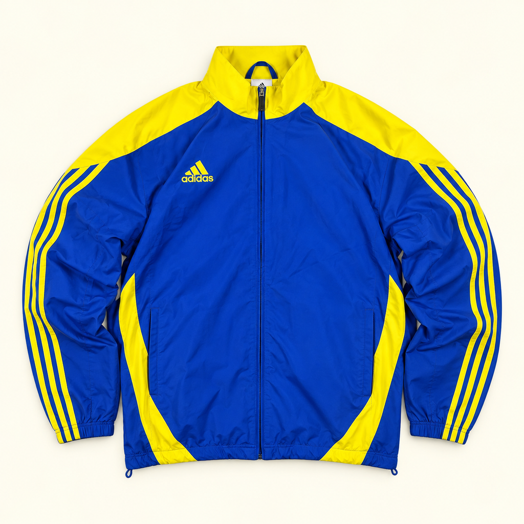 Chaqueta Adidas ClimaCool Azul y Amarilla Talla L