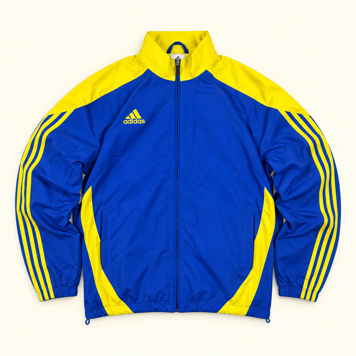 Chaqueta Adidas ClimaCool Azul y Amarilla Talla L