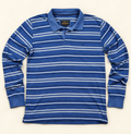 Polo Woolrich John Rich & Bros. de manga larga a rayas – Talla XL