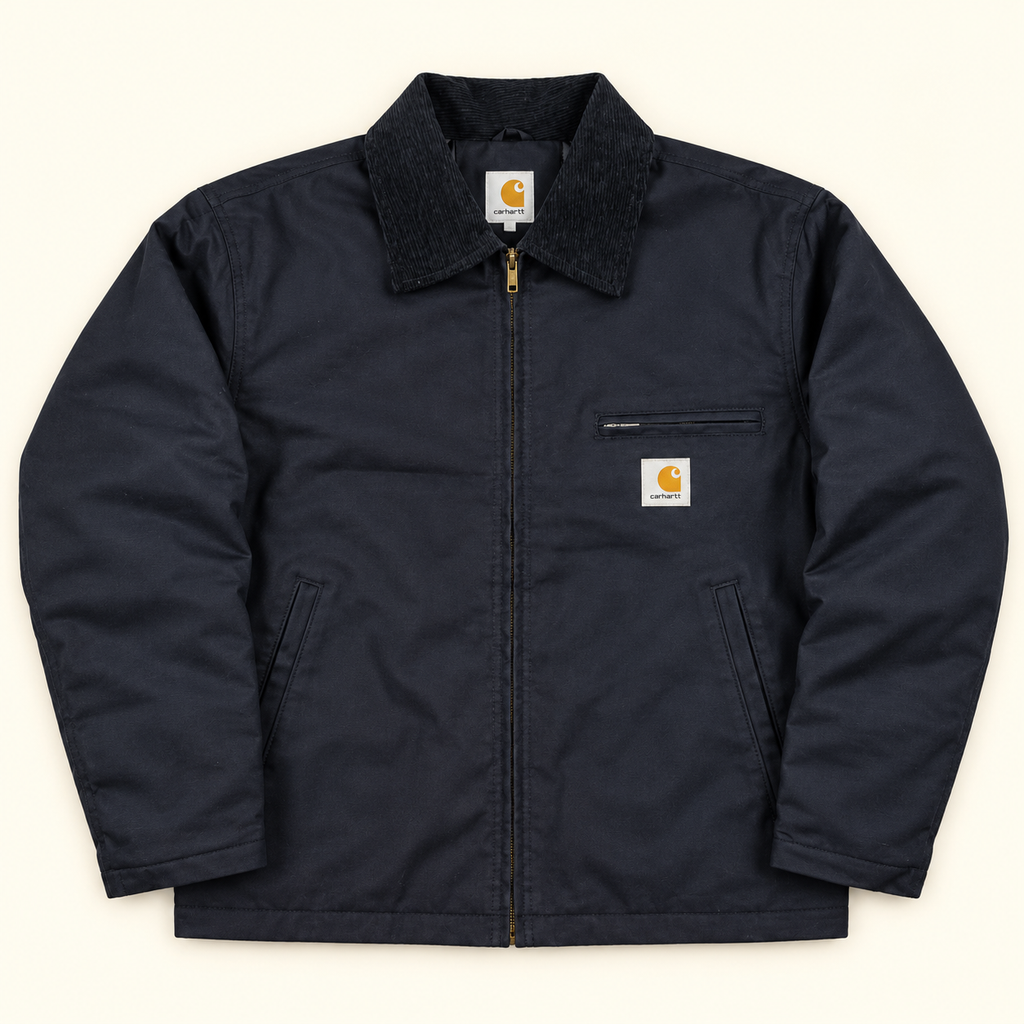 Chaqueta Carhartt Rework Detroit Made in USA Negra Talla L