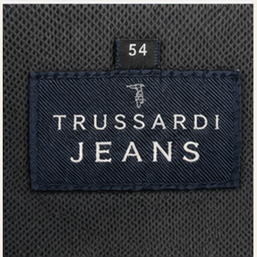 Chaqueta Trussardi Jeans Vintage Gris Talla 54