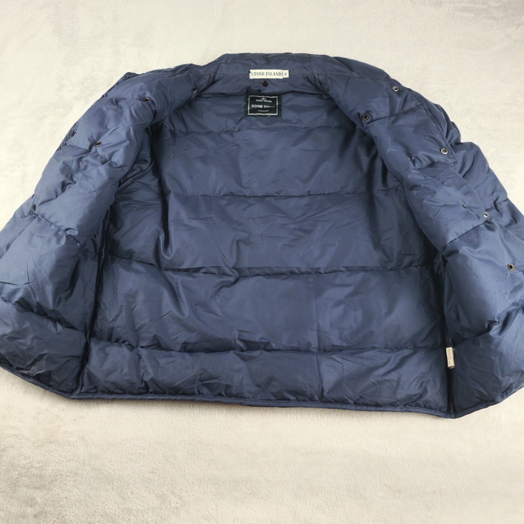 Stone Island Goose Down Liner Vintage Azul Marino Talla M