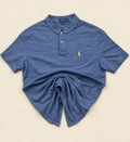 Polo Ralph Lauren Polo Azul Logo Amarillo talla L