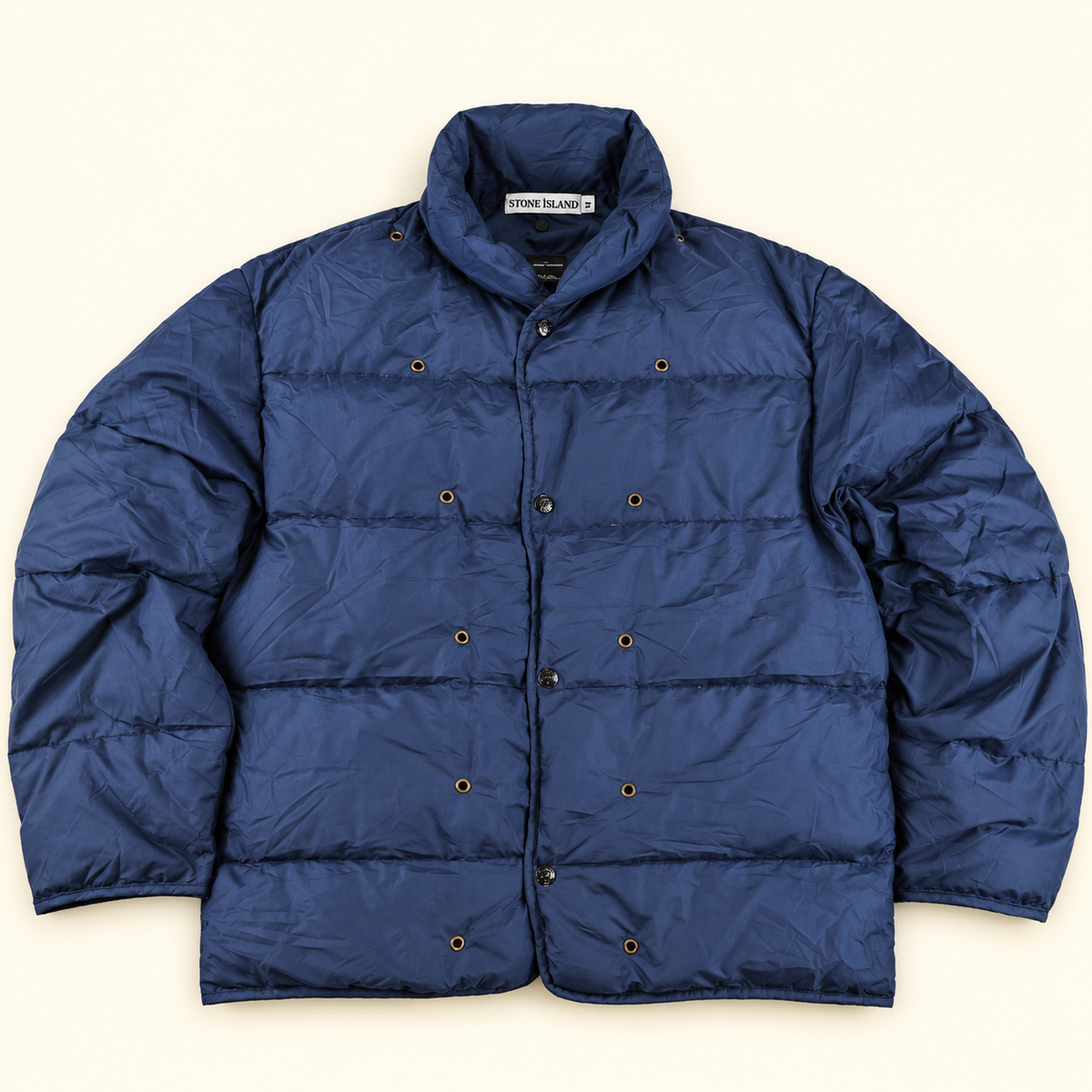 Stone Island Goose Down Liner Vintage Azul Marino Talla M