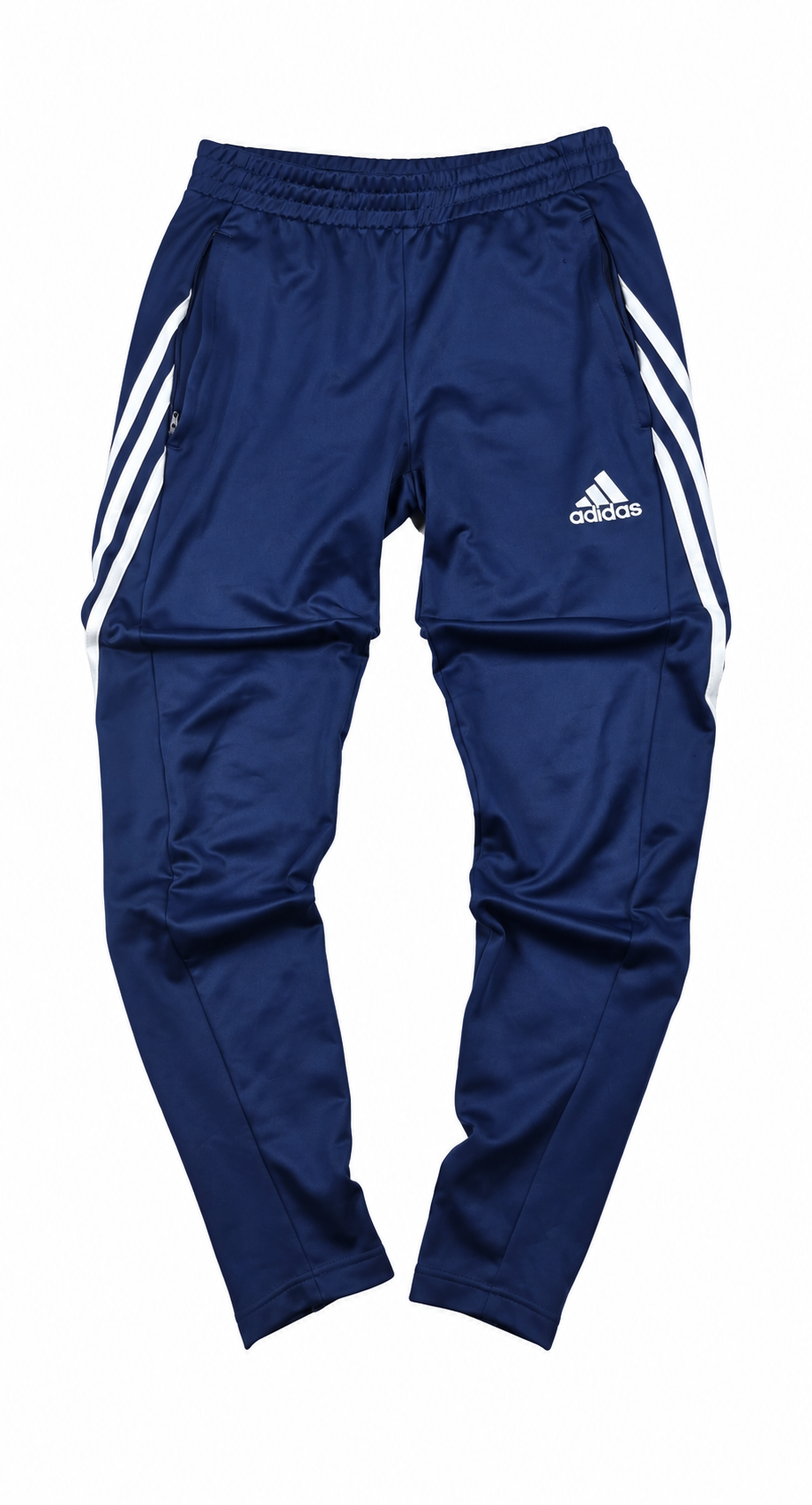 Adidas Pantalón Track Azul y Blanco Climalite XS