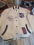 Tommy Jeans Letterman Oversized Ancient White Talla S